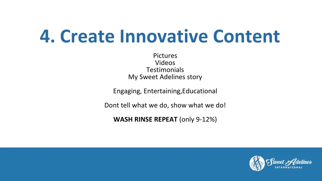 4 create innovative content