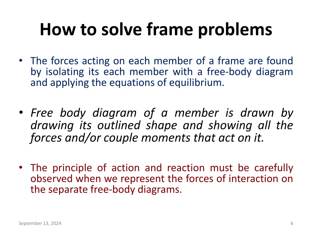 how to solve frame problems