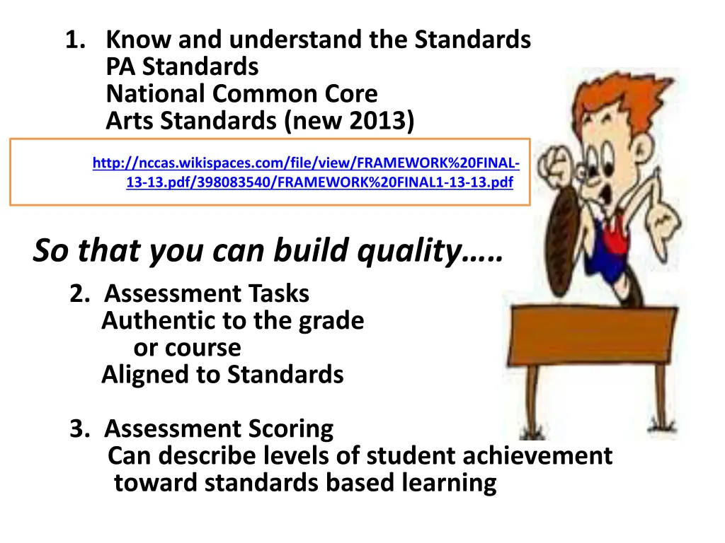 1 know and understand the standards pa standards