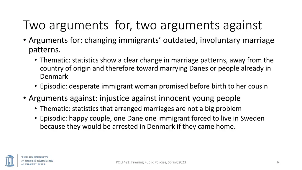 two arguments for two arguments against arguments