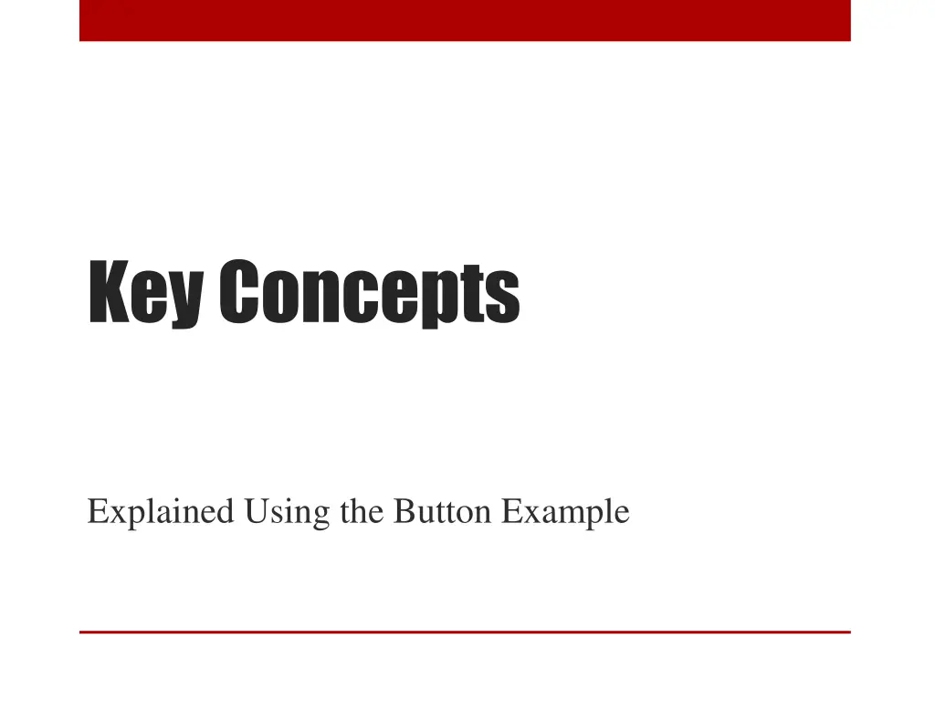 key concepts