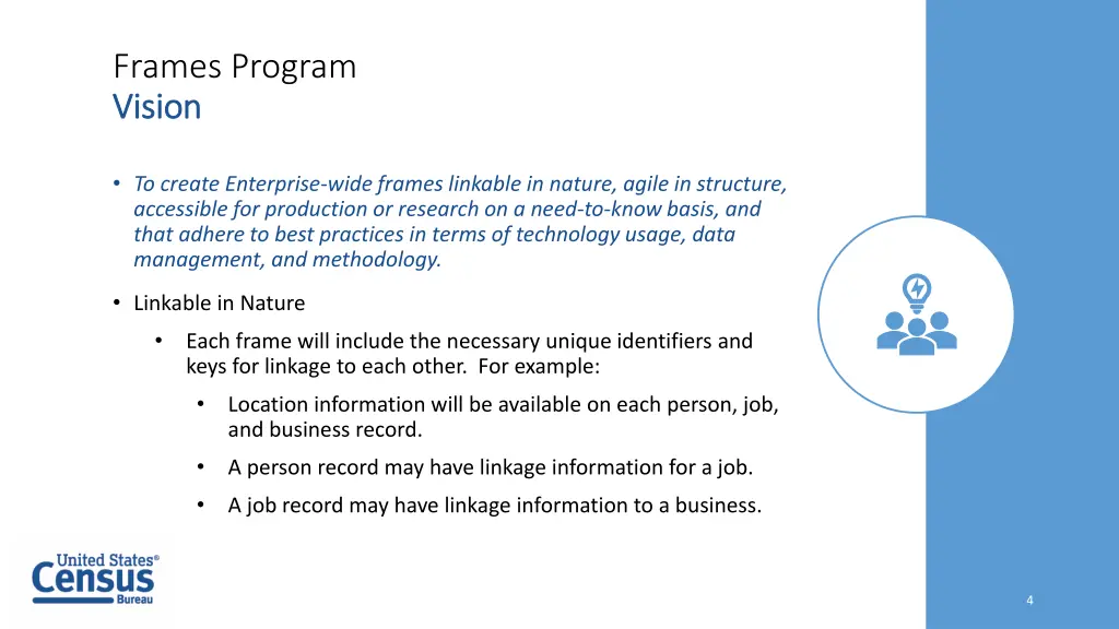 frames program vision vision