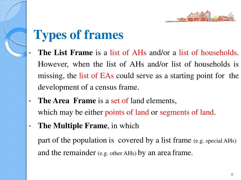 types of frames