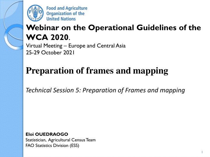 webinar on the operational guidelines