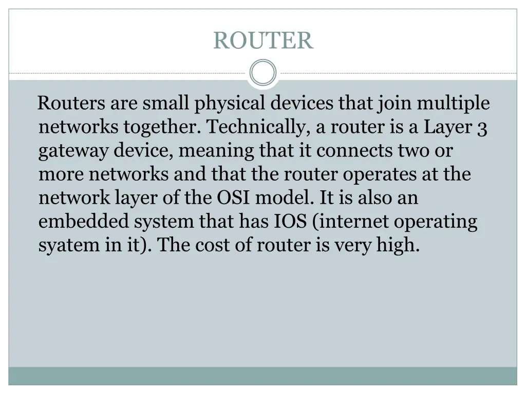 router