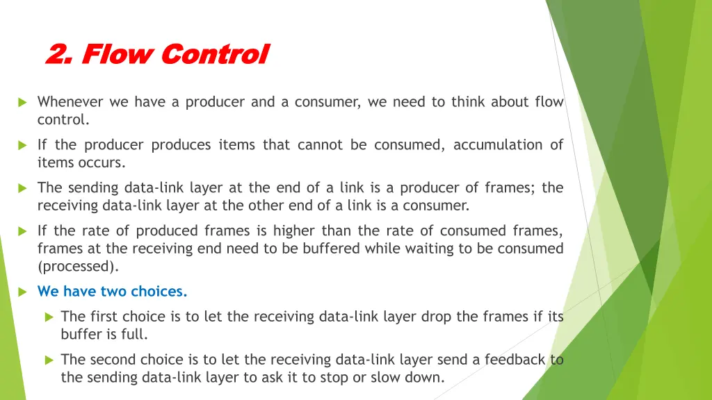 2 flow 2 flow control control