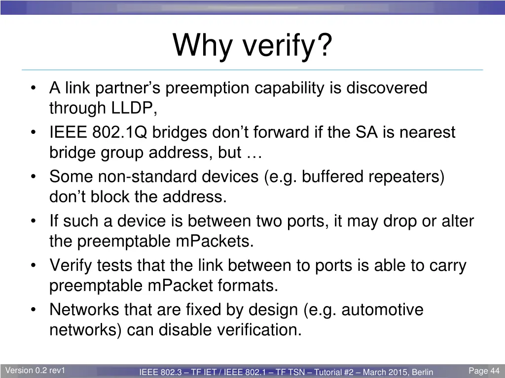 why verify