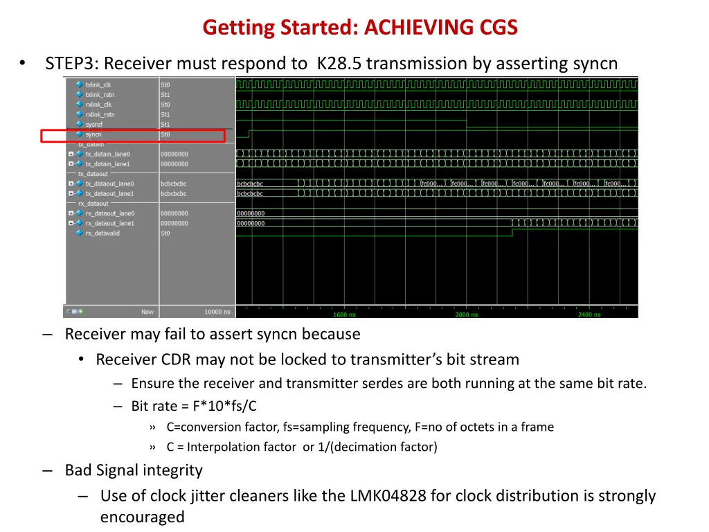 getting started achieving cgs 2