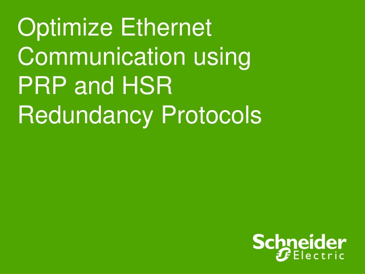 optimize ethernet communication using