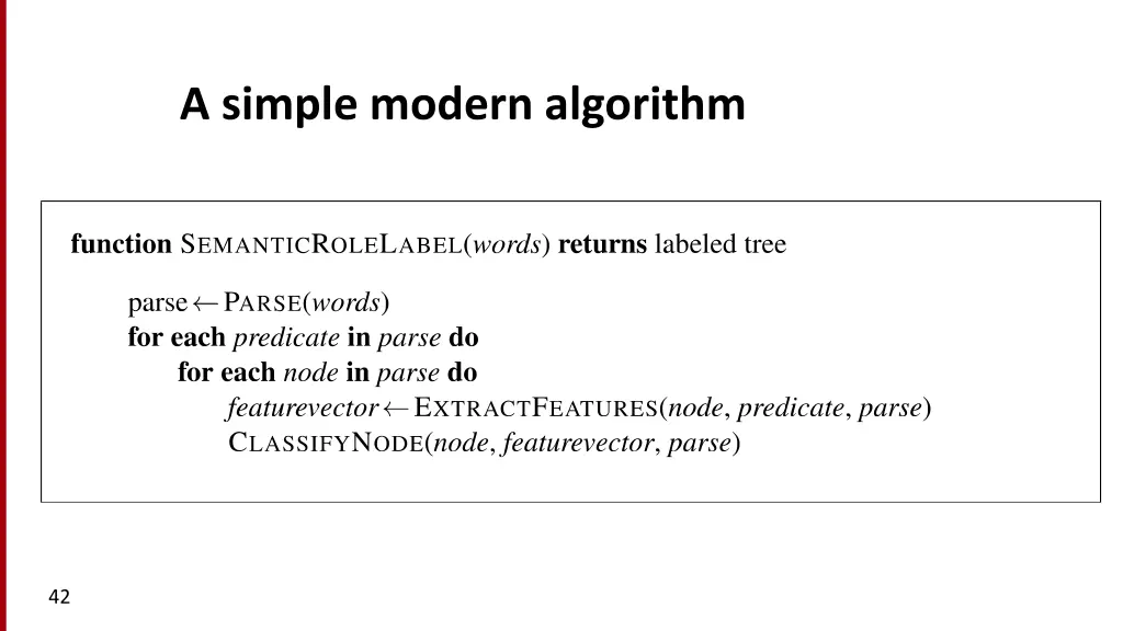 a simple modern algorithm