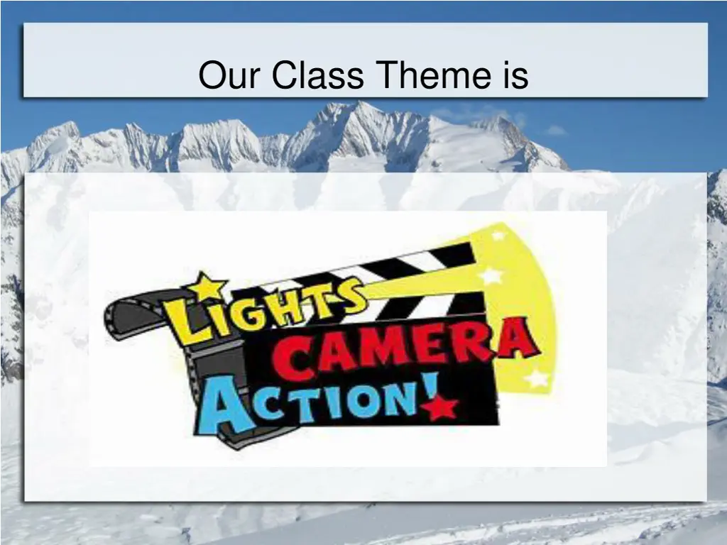 our class theme is