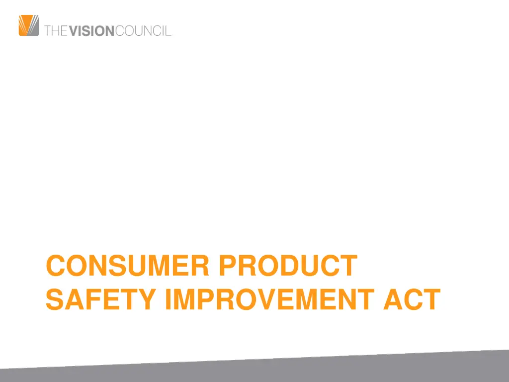 consumer product safety improvement act