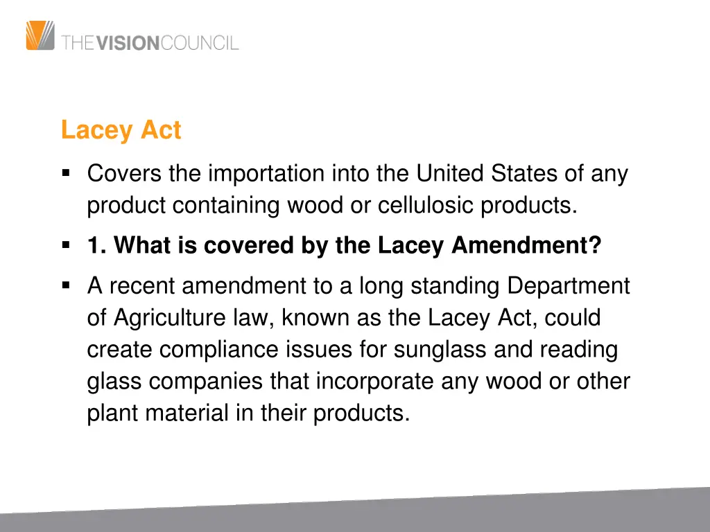 lacey act