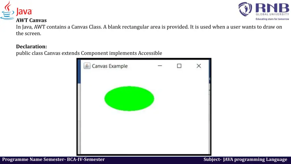 awt canvas in java awt contains a canvas class