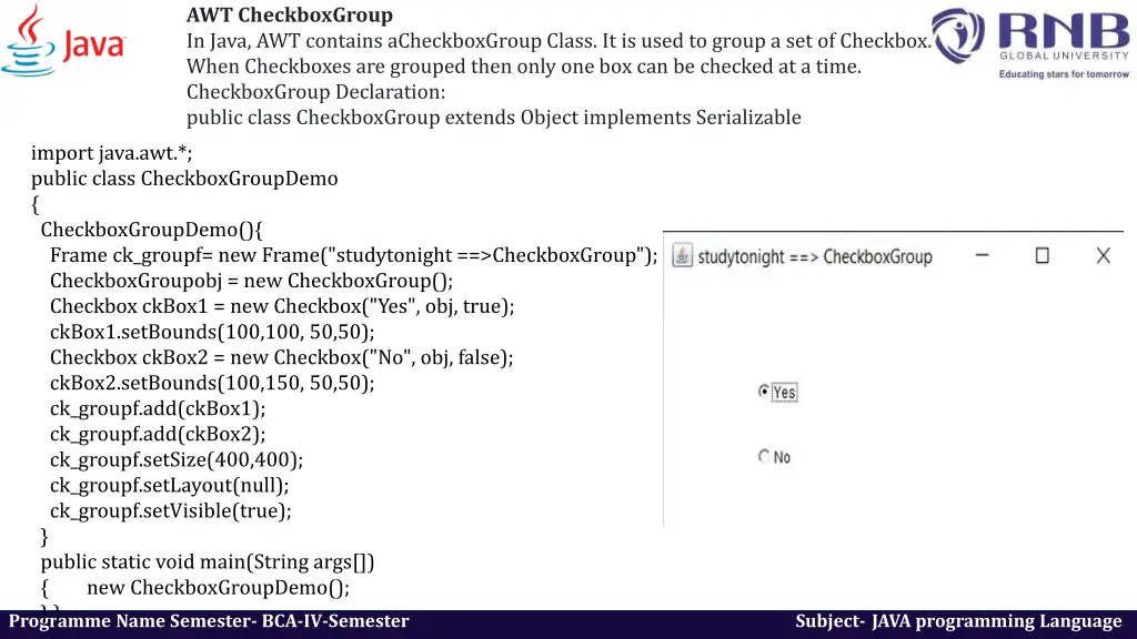 awt checkboxgroup in java awt contains