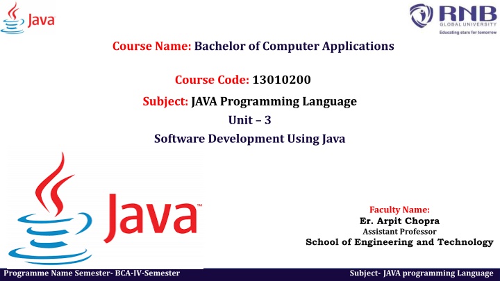 course name bachelor of computer applications