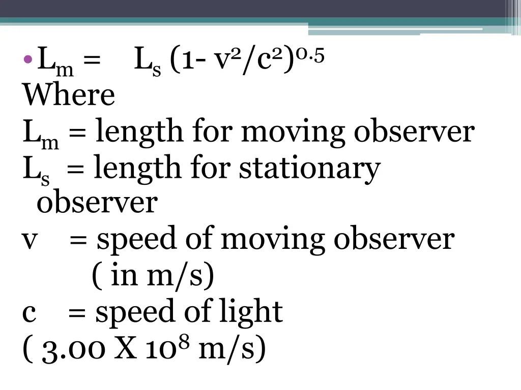 l m l s 1 v 2 c 2 0 5 where l m length for moving