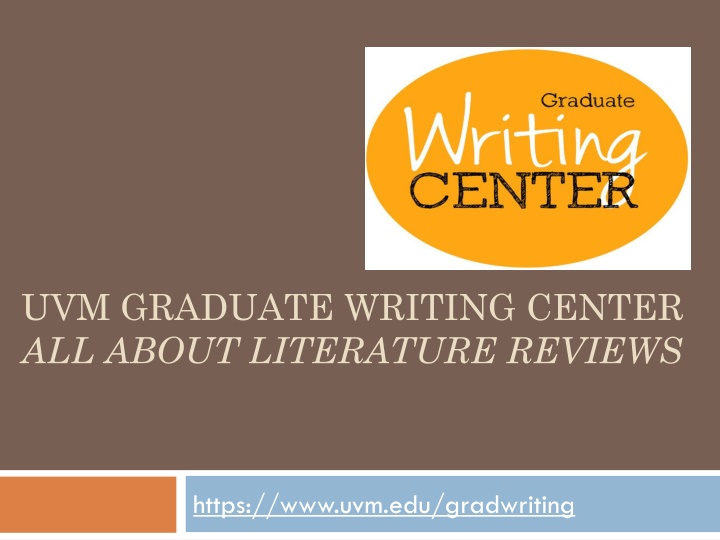 uvm graduate writing center all about literature