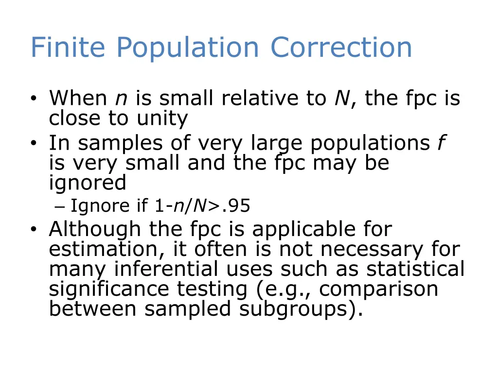 finite population correction 3