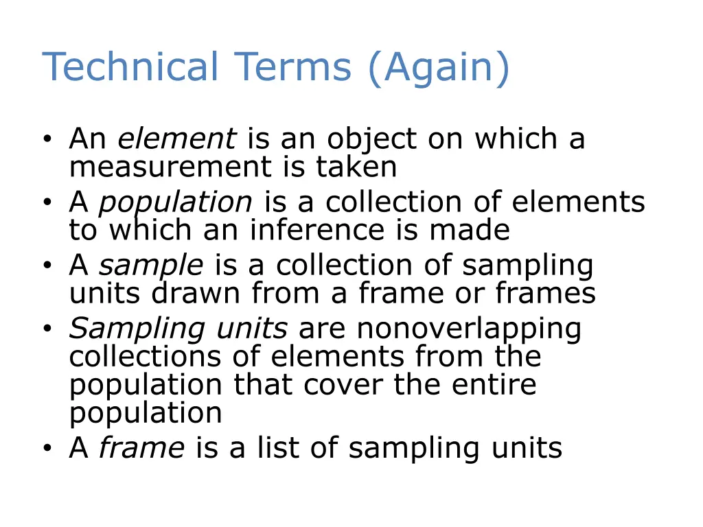 technical terms again