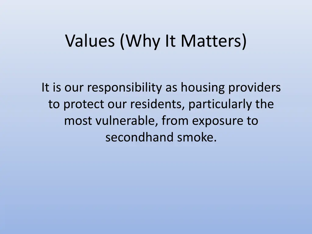 values why it matters 1