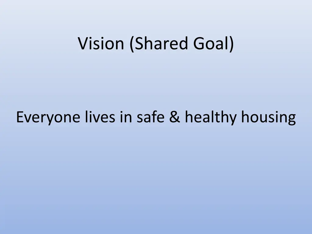 vision shared goal