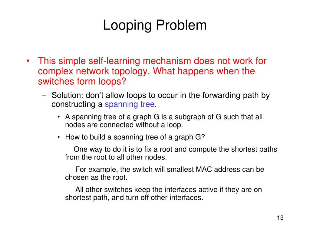 looping problem