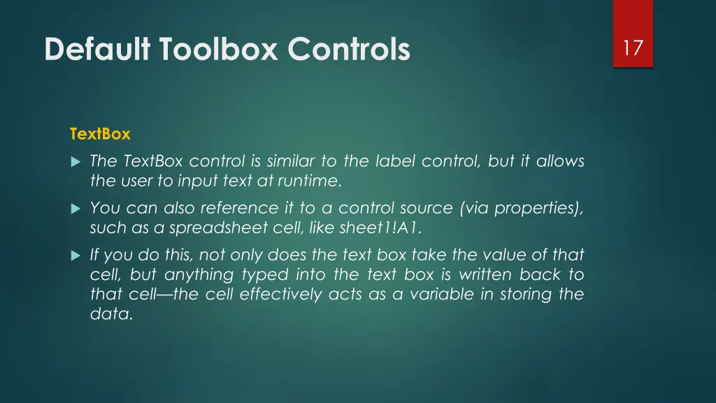 default toolbox controls 1