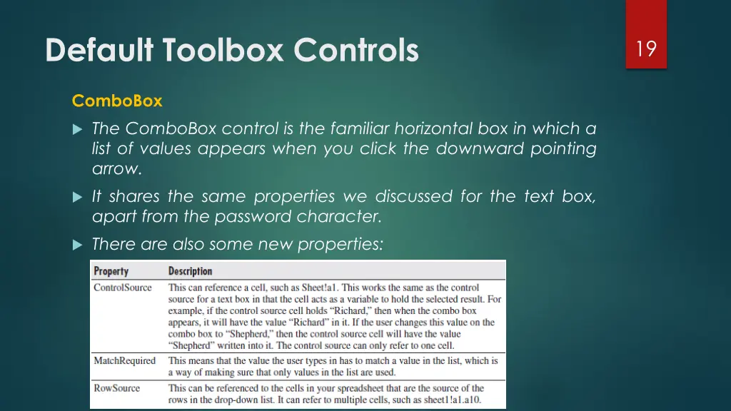 default toolbox controls 3