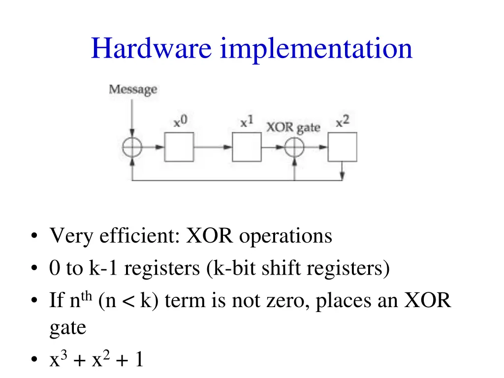 hardware implementation