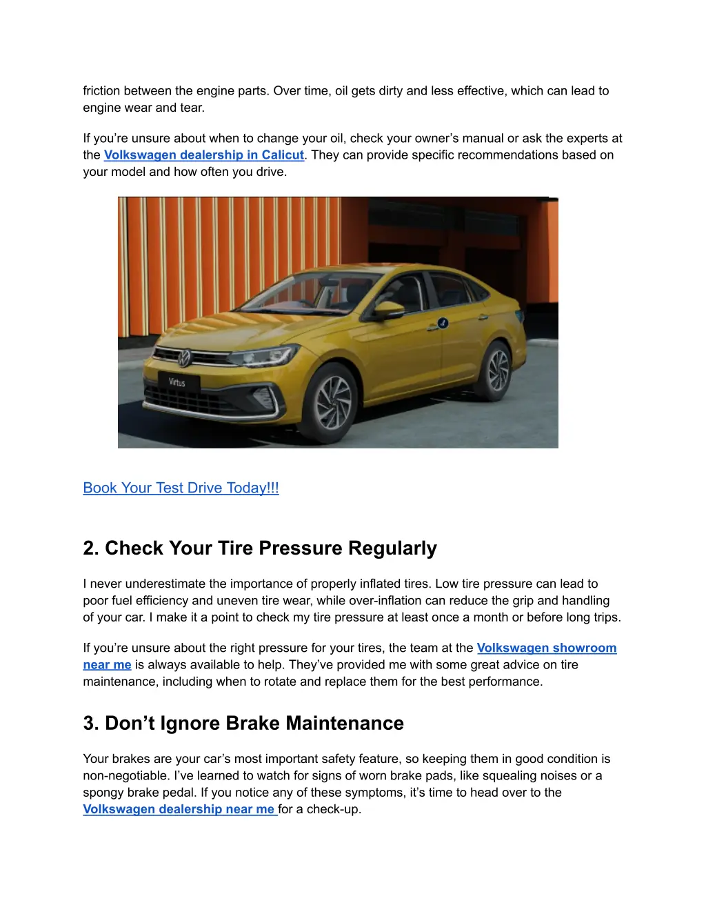 friction between the engine parts over time