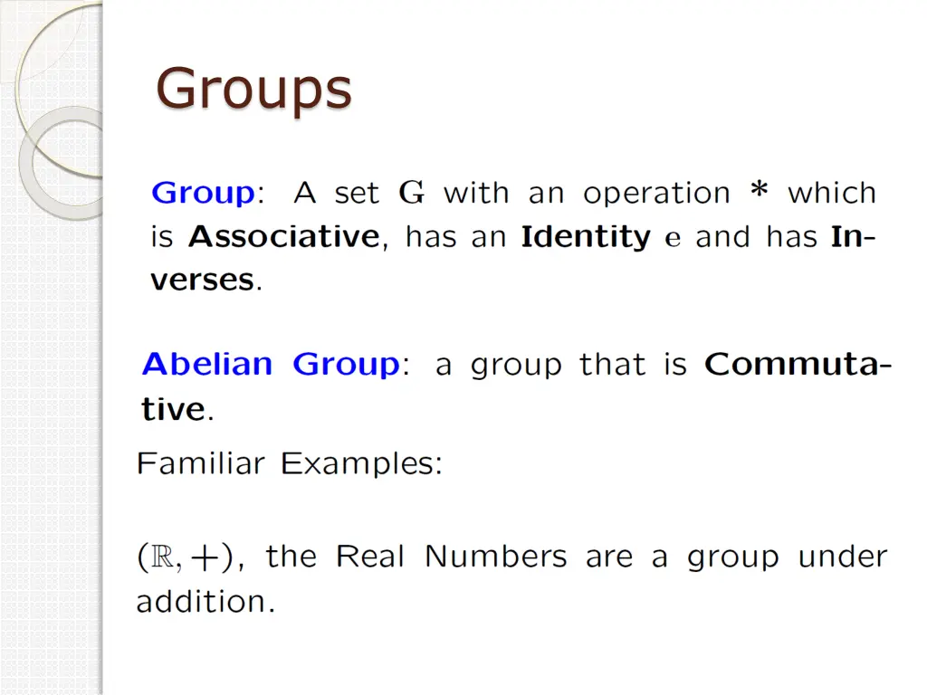 groups