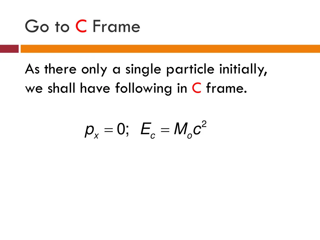 go to c frame