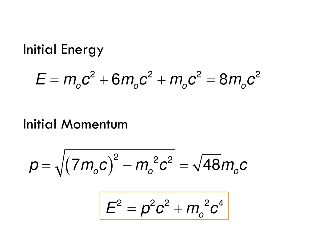 initial energy