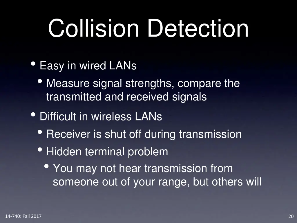 collision detection