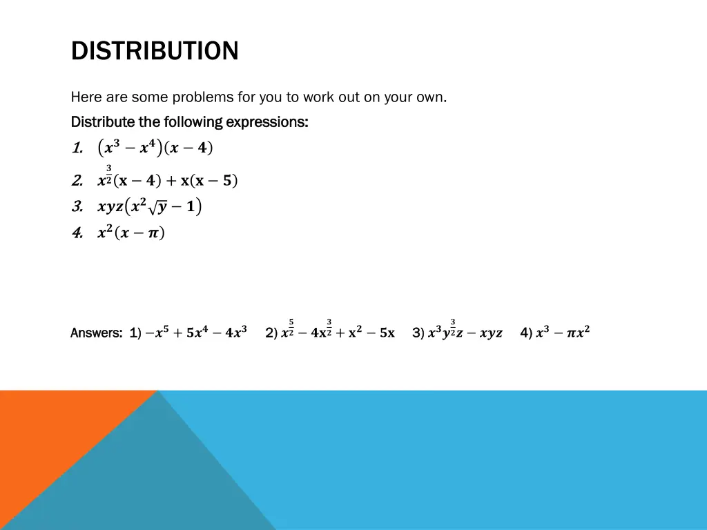 distribution 2