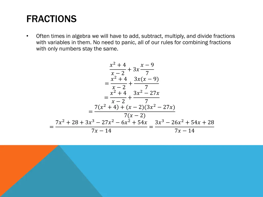 fractions