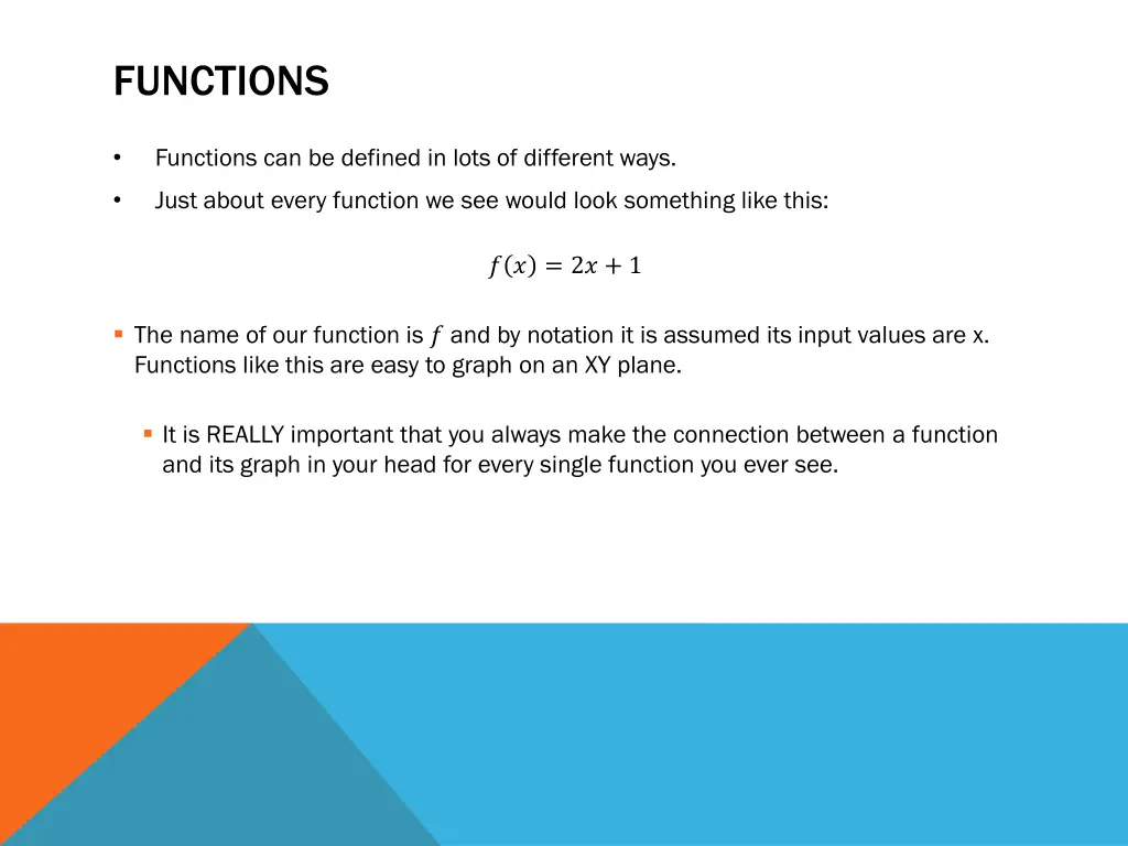 functions 1