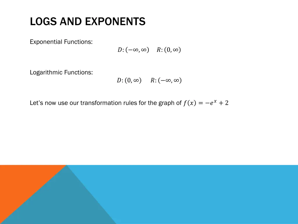 logs and exponents 1