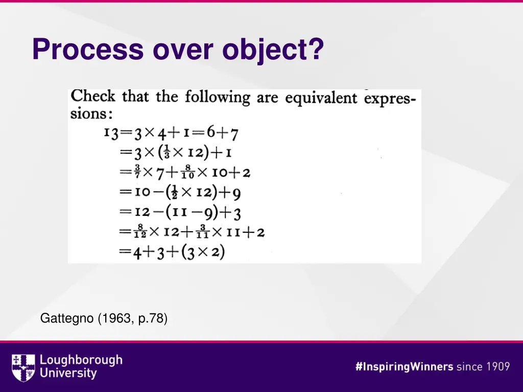 process over object 1