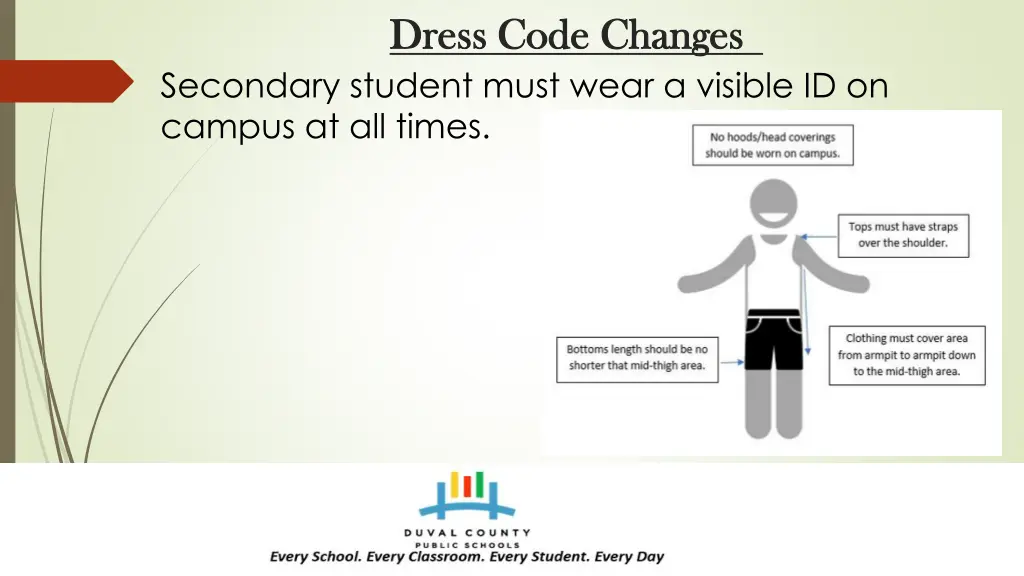 dress code changes dress code changes