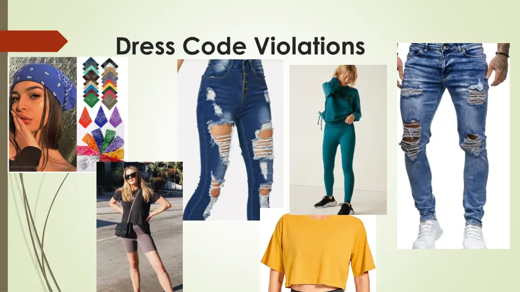 dress code violations