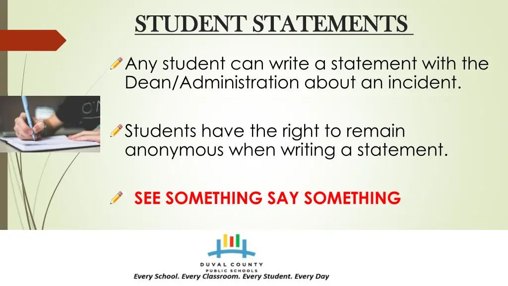 student statements student statements