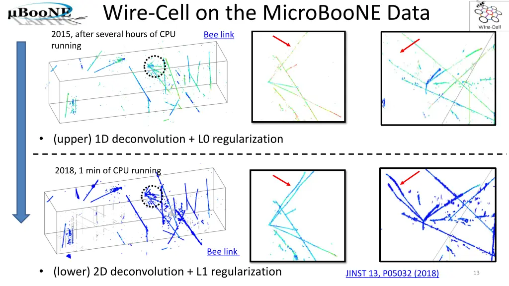 wire cell on the microboone data 2015 after