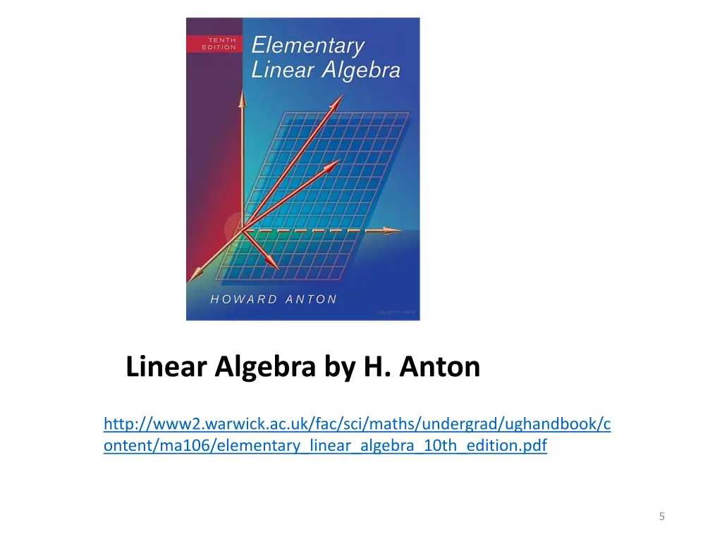 linear algebra by h anton