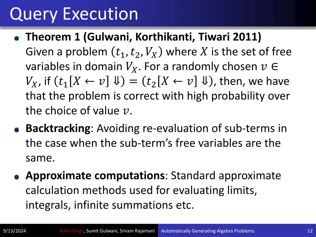 query execution 1