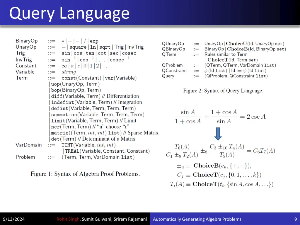 query language