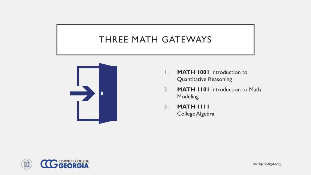 three math gateways