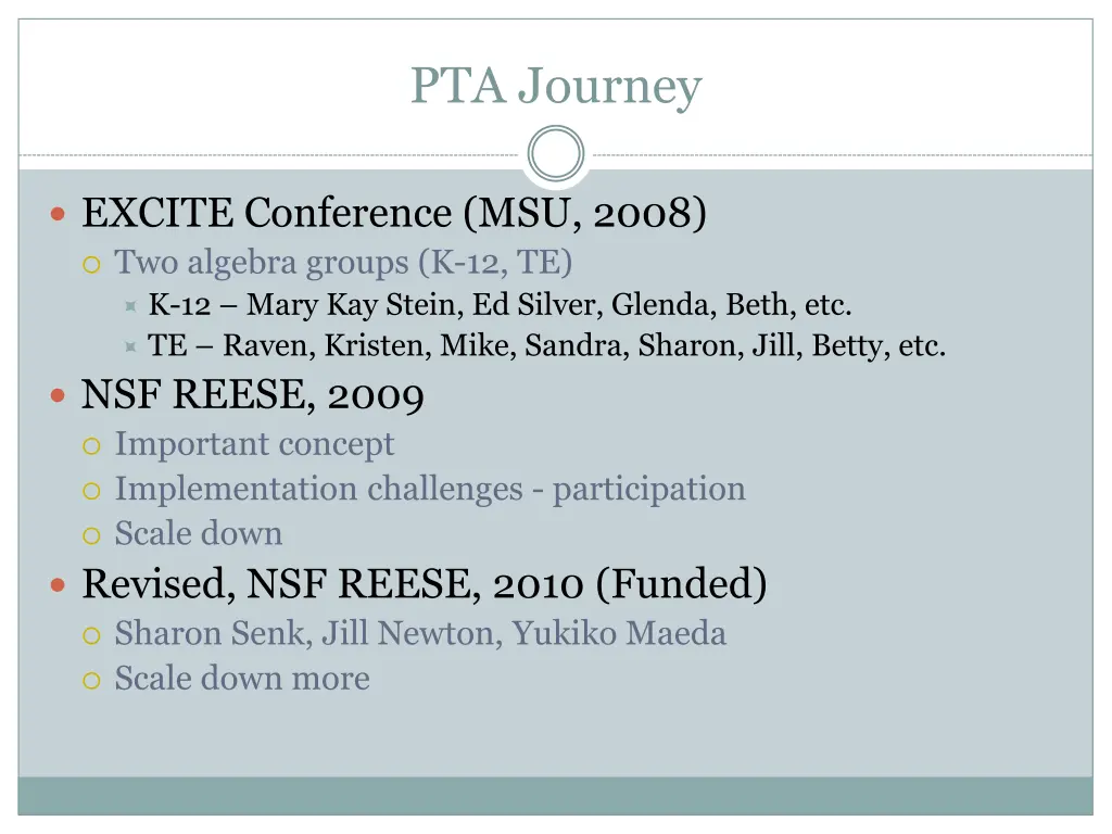 pta journey