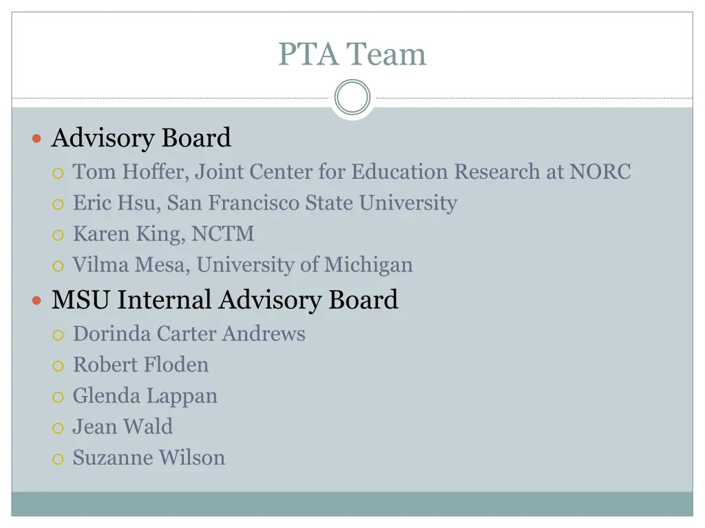 pta team 1